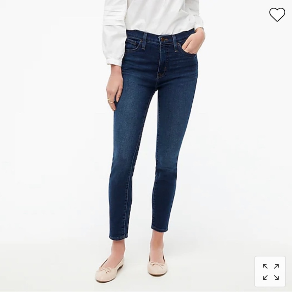 J.Crew Toothpick Jean in Flint Wash